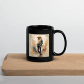 Jazz Improvisations Black Glossy Mug - Beyond T-shirts